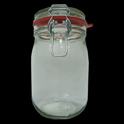 Drahtbügelglas weiß 1,1 L
