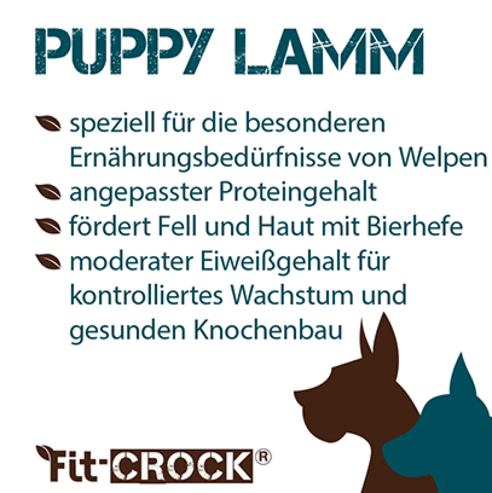 Fit-Crock Puppy Lamm 10 kg