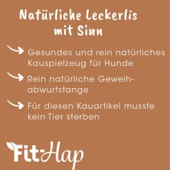 Fit-Hap Geweihmineral-Snack S (50-80 g)