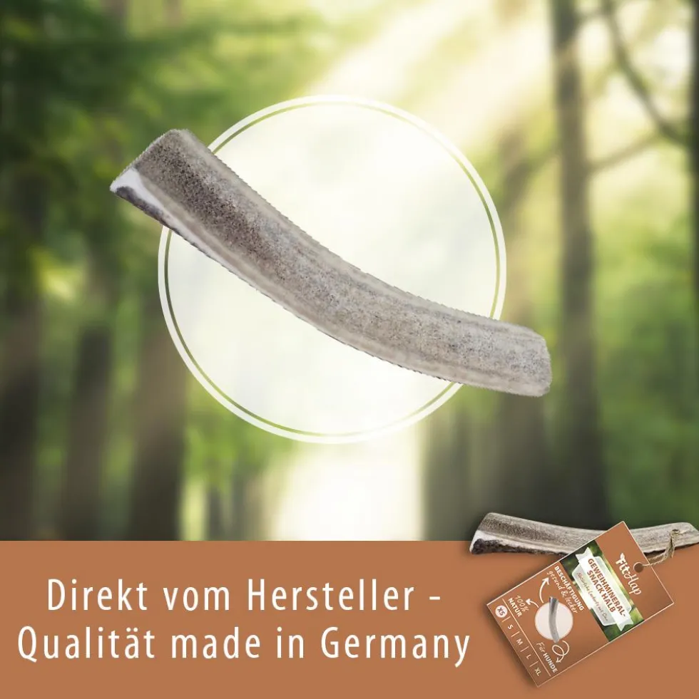 Fit-Hap Geweihmineral-Snack halb M (80-120 g)