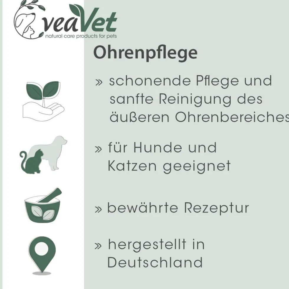 VeaVet Ohrenpflege mild 20 ml