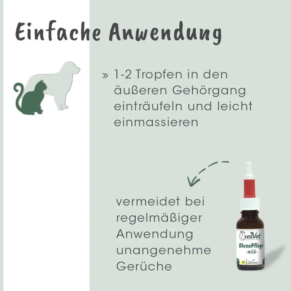 VeaVet Ohrenpflege mild 20 ml